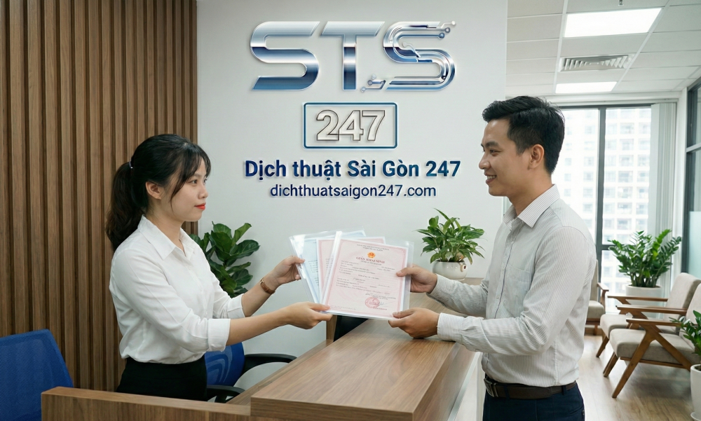 Dịch vụ dịch thuật Giấy khai sinh lấy nhanh tại Giấy khai sinh của STS 247