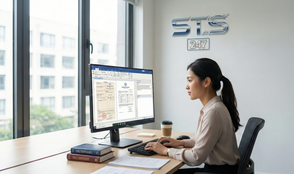 Bảng giá dịch thuật ưu đãi cho doanh nghiệp XNK tại STS 247